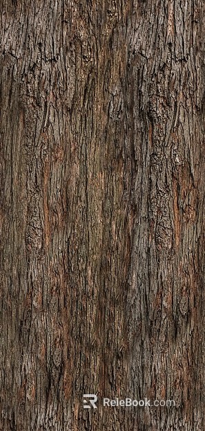 Dark brown gray bark wall decoration texture