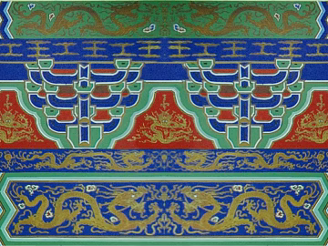 Wall line waist line vector ancient building painted beam picture texture (ID:ffagg03539)