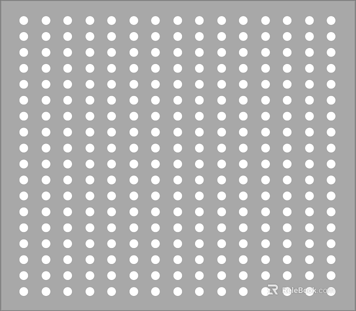 Perforated plate texture