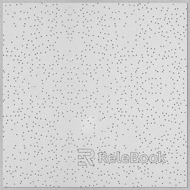 Mineral wool board texture