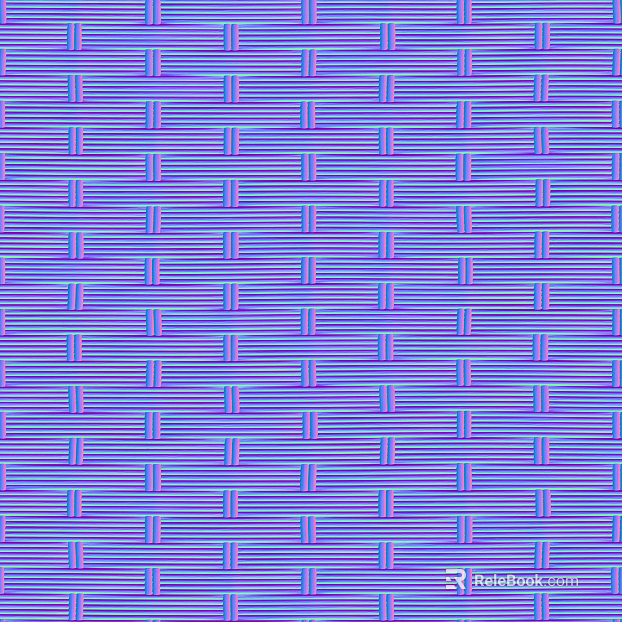 Bamboo Woven Rattan Woven Fabric Normal Concave-convex texture