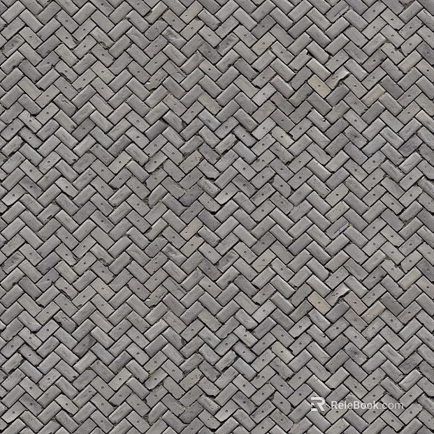 Brick pavement texture