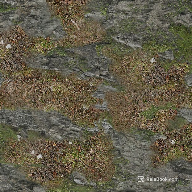 gray green mixed rock outdoor ground texture