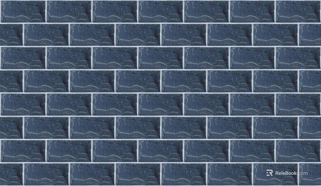 Brick wall blue staggered brick wall texture