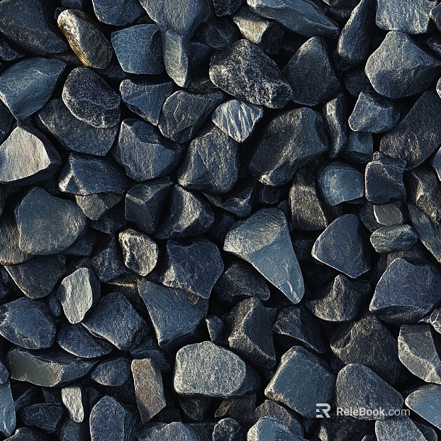 black pebbles texture