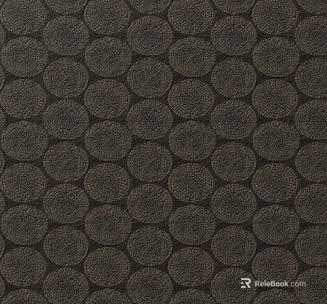 Dark gray ring pebble texture texture