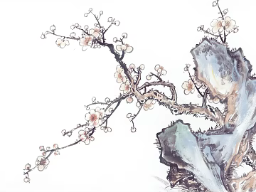 Ancient Tree Decorative Painting texture (ID:ffabf1933)