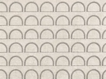 Beige half-circle geometric-patterned rug texture (ID:ffaeh603024)