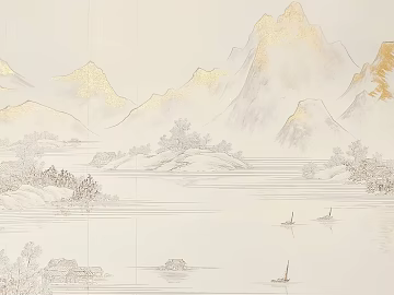 New Chinese Style Mural Decorative Painting texture (ID:ffach909160)