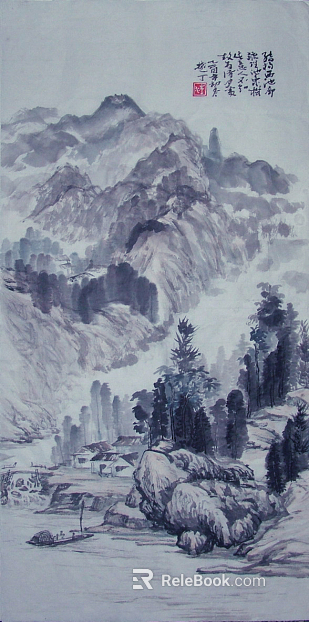 landscape painting texture