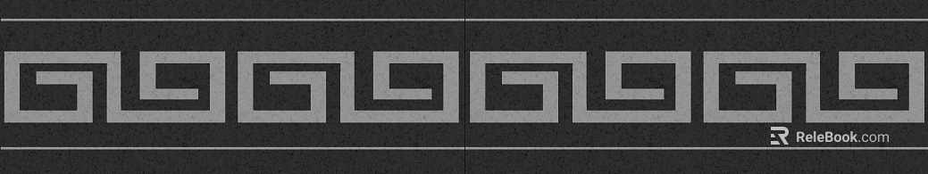 Dark gray Chinese style back waist line tile texture