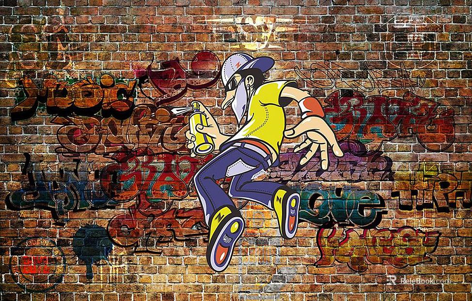 Wall painting texture