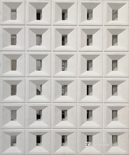 Brick component brick light micro cement lattice brick texture