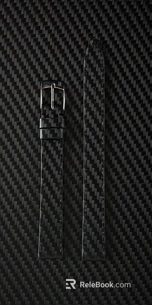 Black Carbon Fiber Strap Watch Accessories texture