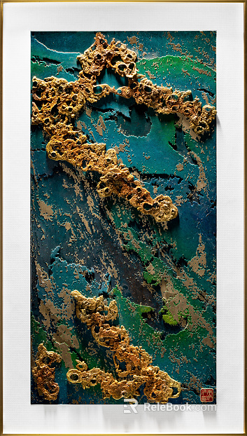 three-dimensional physical painting texture