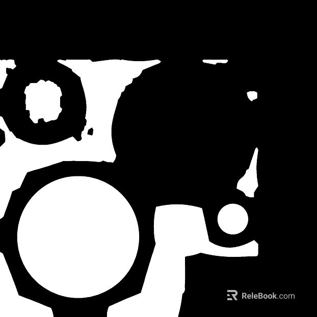 Black and white industrial-style bump map texture