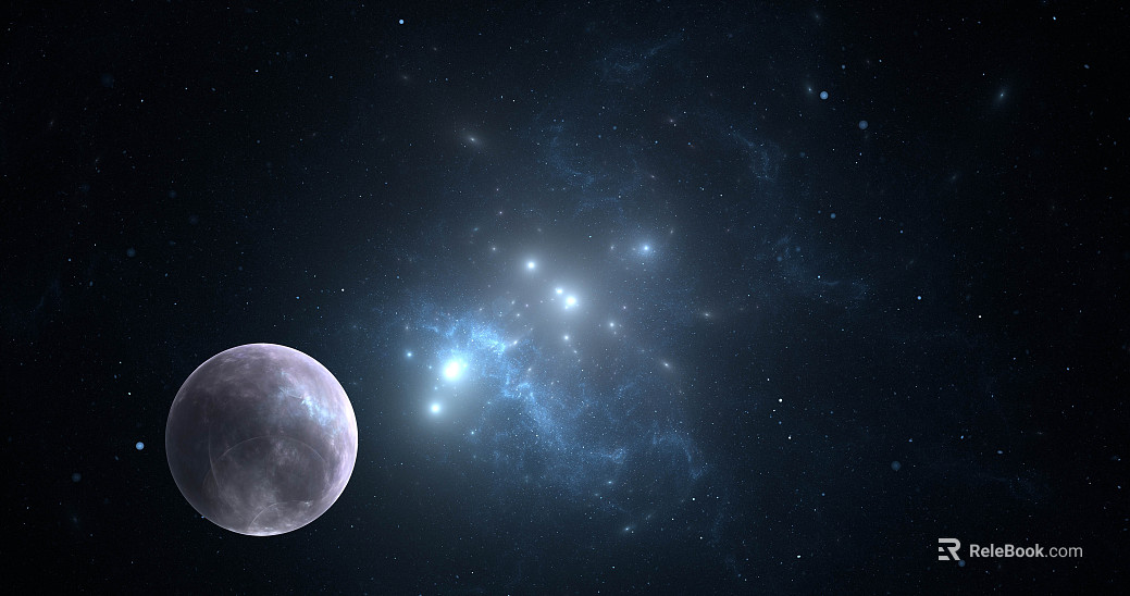 Universe Star Moon Stars HDR texture
