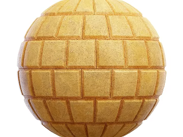 Brick wall PBR texture (ID:ffach043344)