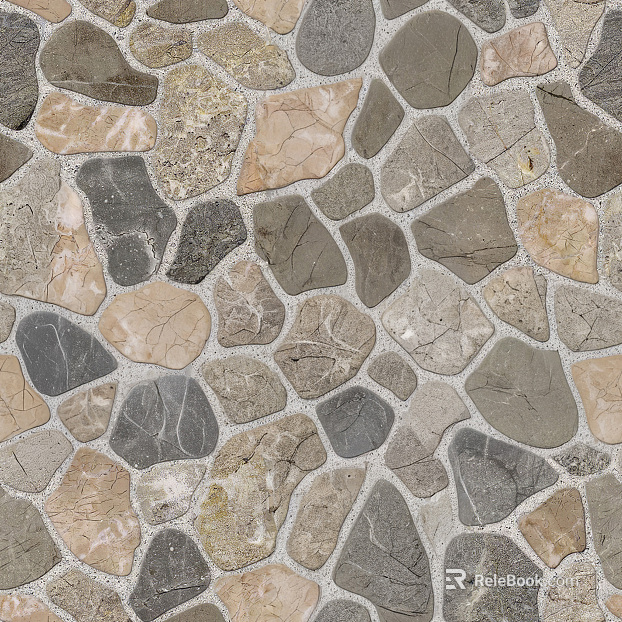 Ice crack natural rubble texture