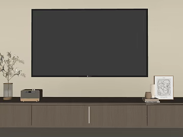 Simple Style Dark Grey Wood Grain TV Cabinet texture (ID:ffaeh912136)