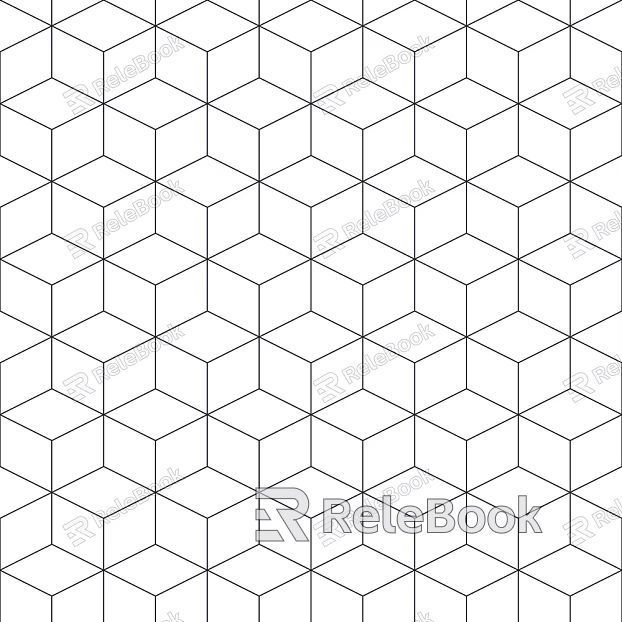 Hexagonal Brick Black and White Brick Hexagon texture