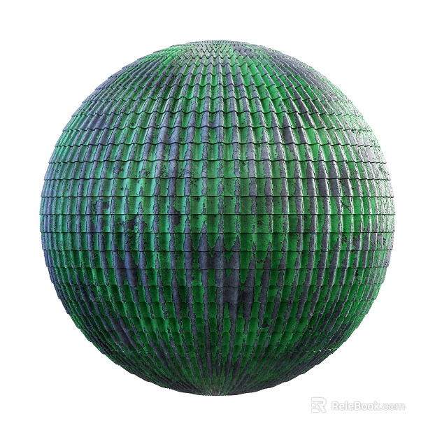 Color steel plate PBR texture