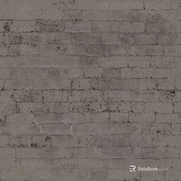 Grey Old Brick Wall Wall Decoration texture
