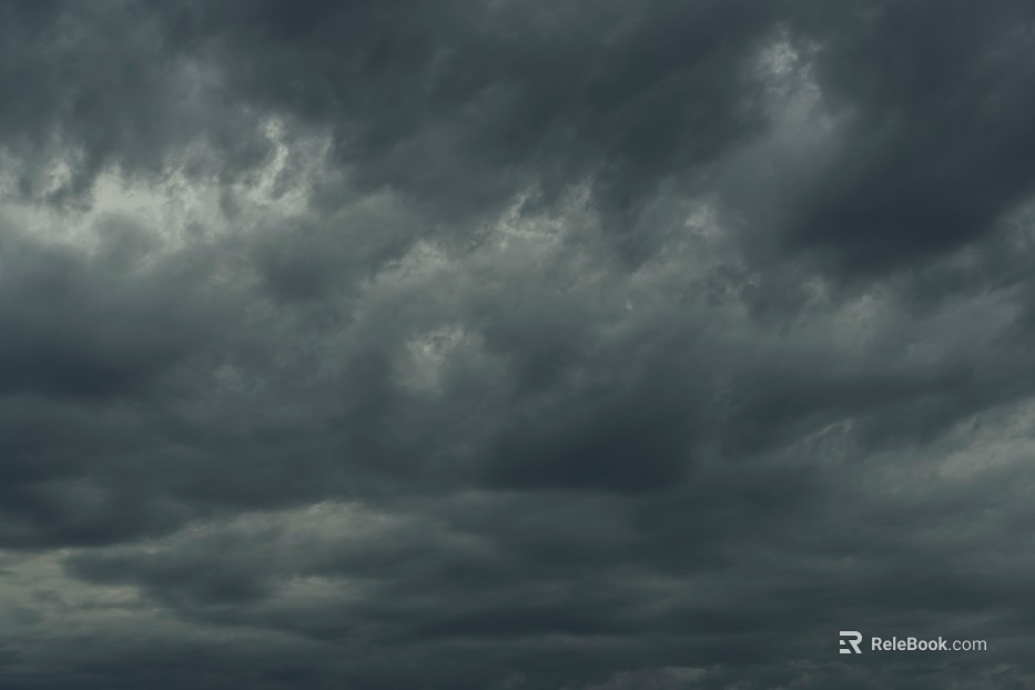 Dark dark clouds, cloudy sky, storm disaster coming texture