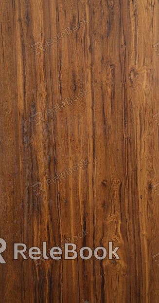 A close-up of a rich, dark wood grain texture, showcasing intricate patterns and natural knots, with subtle variations in tone and depth.