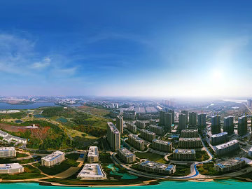 HDR Outdoor City Suburban Panorama texture (ID:ffach706503)