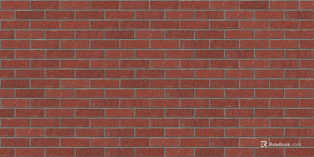 Brick wall villa facade red cultural brick texture