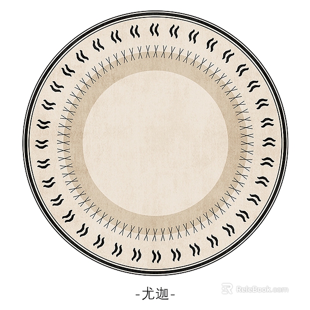 Round carpet texture