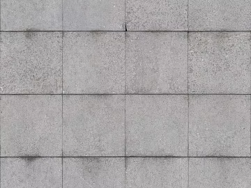 Gray cement brick indoor and outdoor ground 3d model