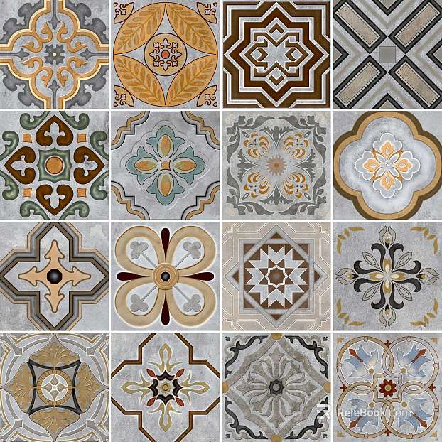 Tile Bohemian Style texture