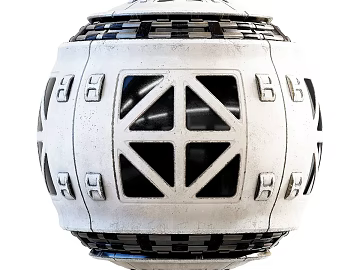 Space capsule PBR texture (ID:ffach513794)