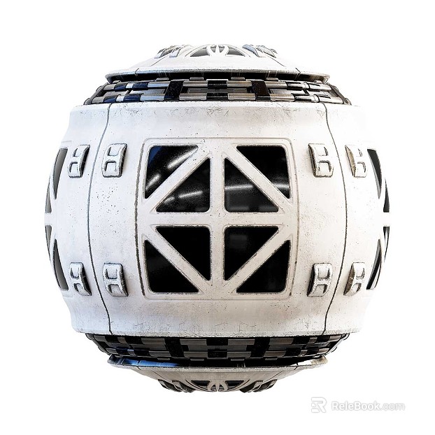 Space capsule PBR texture