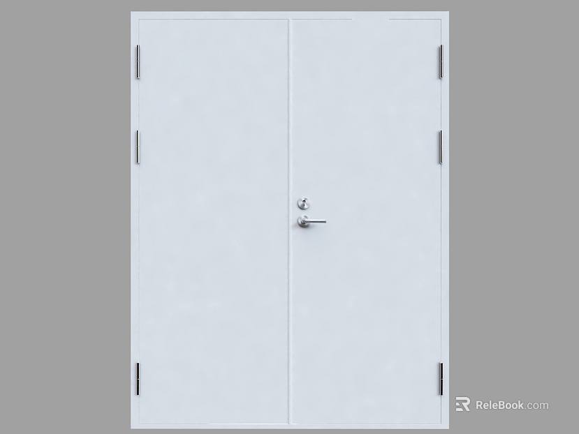 Metal door texture