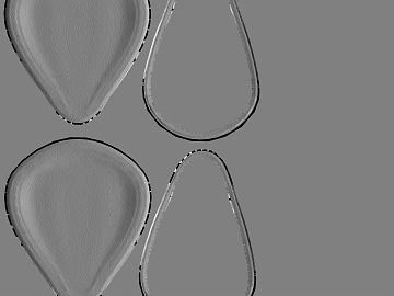 Light gray shaped tableware plate texture (ID:ffaeh010939)
