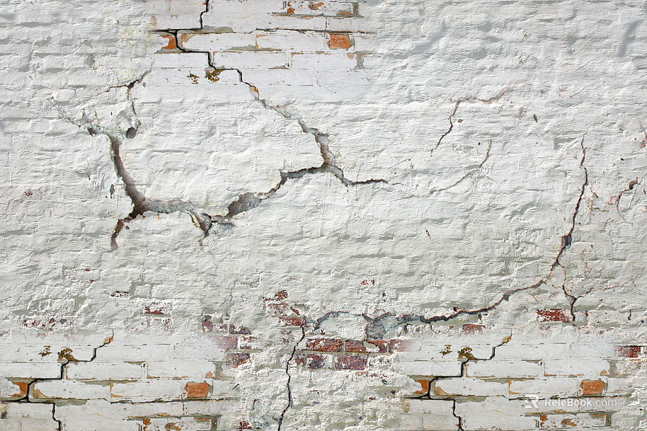 Brick wall white vintage old wall tiles texture