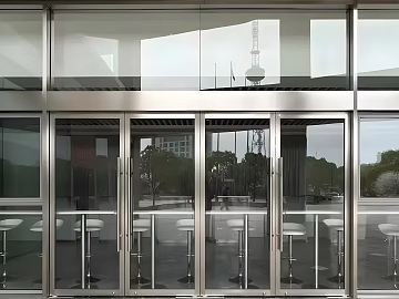 Modern glass door 3d model