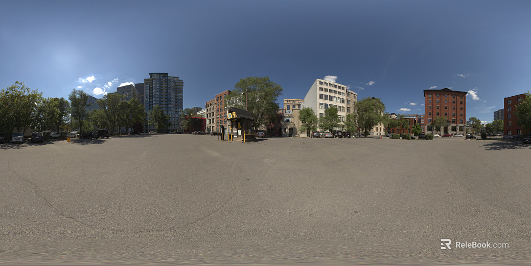 City Square Day Sunny Day HDR texture