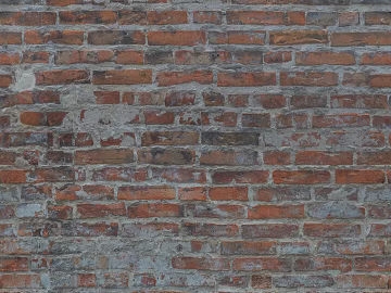 Brick wall 3d model