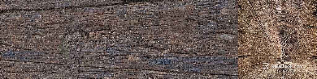 Dark brown old wood retro wind wall panel texture
