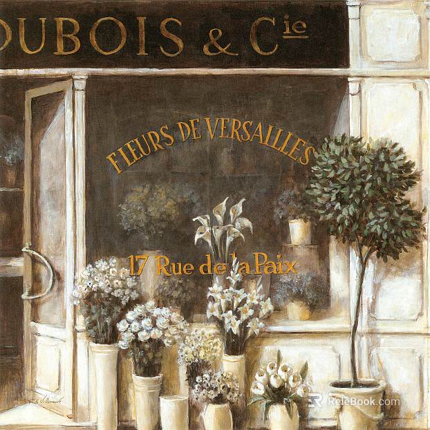 Plant painting texture