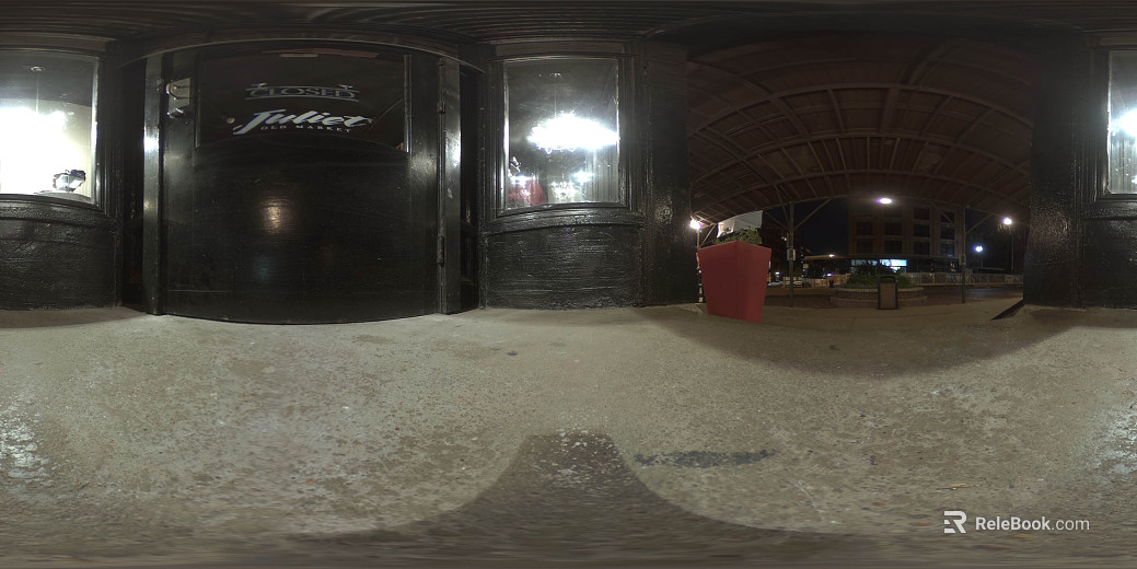 Street Shop Entrance Night HDR texture