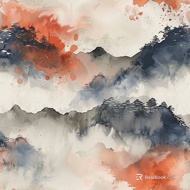 landscape painting texture