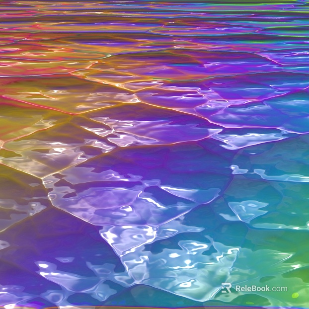 three-dimensional physical painting texture