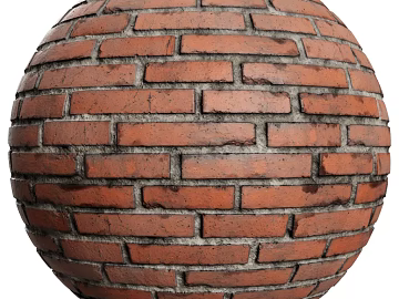 Brick wall PBR texture (ID:ffach508981)