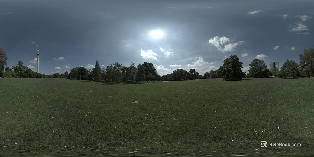 HDR daytime environment lawn clear texture