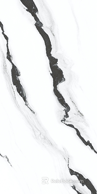 Black and White Straight Marble Wall and Floor Materials texture